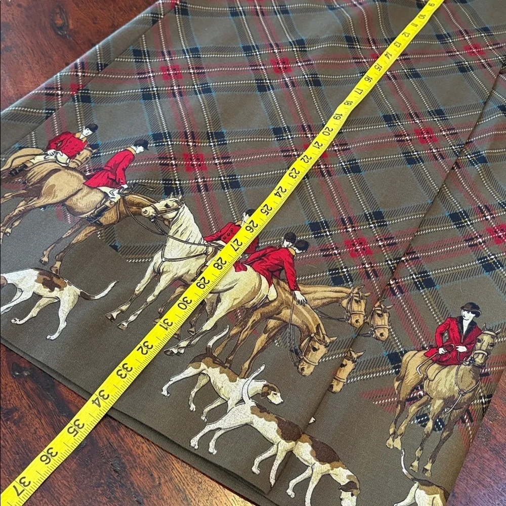 Vintage Ralph Lauren Wool Plaid Equestrian Wrap Skirt size 8 EUC - Picture 13 of 13